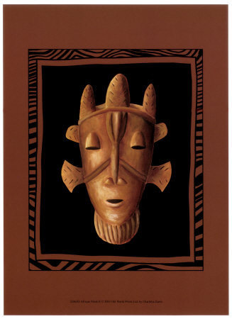 African Mask Ii by Chariklia Zarris Pricing Limited Edition Print image