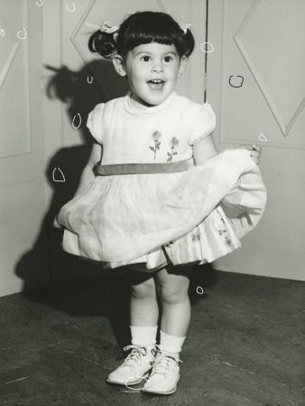 Girl (2-3) Standing, Smiling, At Home, by George Marks Pricing Limited Edition Print image