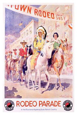 Rodeo Parade by Edward Vincent Brewer Pricing Limited Edition Print image