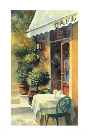 Two Glasses, One Afternoon by Deborah Ponder Pricing Limited Edition Print image