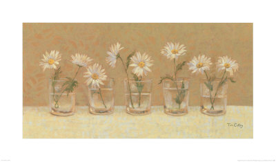 Daisies In Glasses by Tim Coffey Pricing Limited Edition Print image