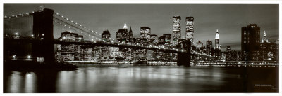 Brooklyn Bridge by Rick Anderson Pricing Limited Edition Print image
