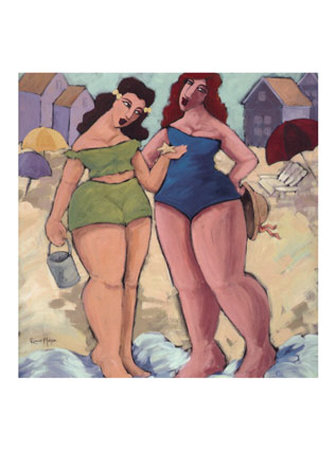 Strolling Beauties by Rebecca Molayem Pricing Limited Edition Print image