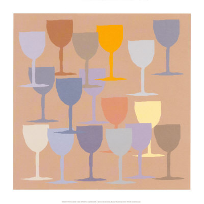 Seventeen Glasses I by Hazel Springfield Pricing Limited Edition Print image