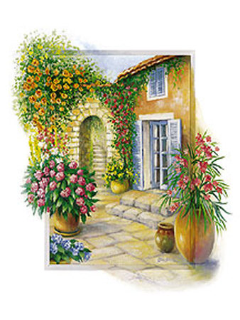 Flowery Courtyard by Eric Erwin Pricing Limited Edition Print image