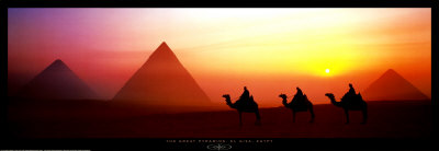 The Great Pyramids, El Giza, Egypt by Shashin Koubou Pricing Limited Edition Print image