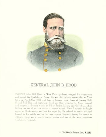General John B. Hood by Harry Hall Pricing Limited Edition Print image