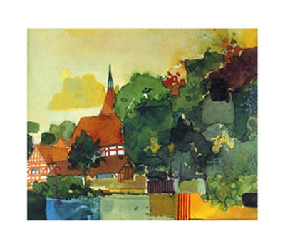 Village I by Karlheinz Gross Pricing Limited Edition Print image