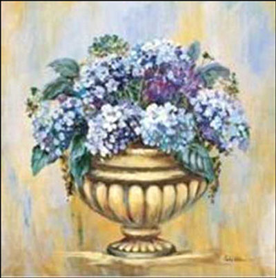 Blue Hydrangea Delight by Katharina Schottler Pricing Limited Edition Print image