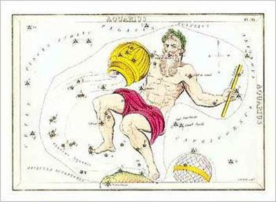 Zodiac Symbols: Aquarius by Sidney Hall Pricing Limited Edition Print image