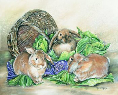 Hare's Treasure by Kym Garraway Pricing Limited Edition Print image