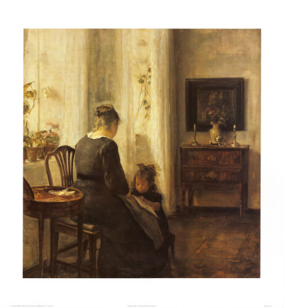 Mother And Child by Carl Holsoe Pricing Limited Edition Print image