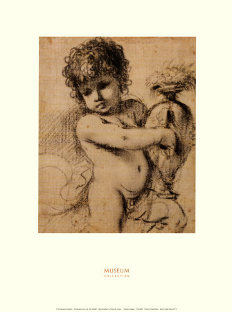 Putto With A Vase by Guercino (Giovanni Francesco Barbieri) Pricing Limited Edition Print image