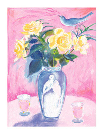Yellow Rose Afternoon by Linda Montgomery Pricing Limited Edition Print image