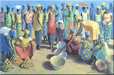 Fruit Merchants by Jan Kruip Pricing Limited Edition Print image