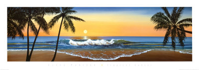 Tropical Sunset by Elena Panizza Pricing Limited Edition Print image