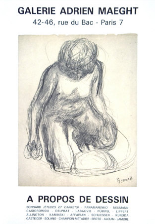 A Propos De Dessin by Pierre Bonnard Pricing Limited Edition Print image