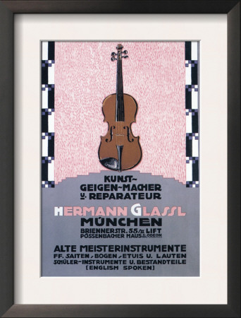 German Music Store by Carl Kunst Pricing Limited Edition Print image