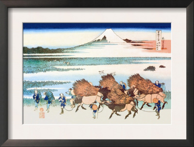 Merchants Travel To Market In View Of Mount Fuji by Katsushika Hokusai Pricing Limited Edition Print image