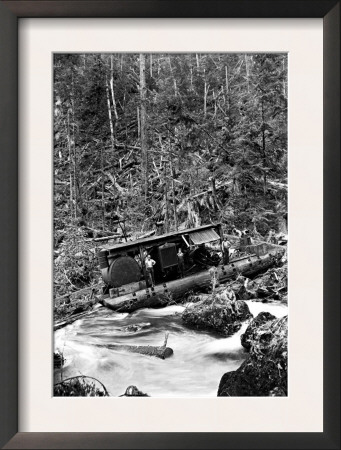 Logging Boat In A Tangle by Clark Kinsey Pricing Limited Edition Print image