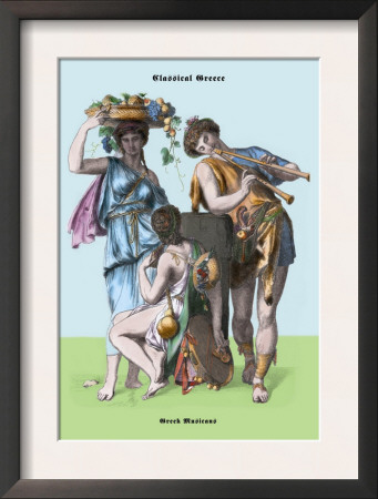 Classical Greek Musicians by Richard Brown Pricing Limited Edition Print image