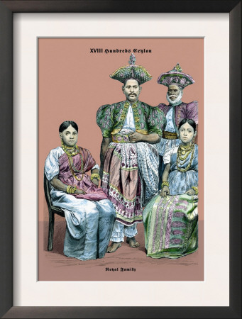 Royal Family Of Ceylon, 19Th Century by Richard Brown Pricing Limited Edition Print image
