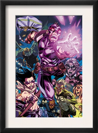 Dark Reign: Young Avengers #4 Group: Hawkeye, Hulkling And Speed by Mark Brooks Pricing Limited Edition Print image