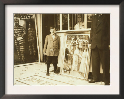 12-Year Old Usher In Princess Theatre, Birmingham, Alabama, C.1914 by Lewis Wickes Hine Pricing Limited Edition Print image