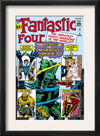 The Fantastic Four #3 Cover: Mr. Fantastic by Jack Kirby Pricing Limited Edition Print image