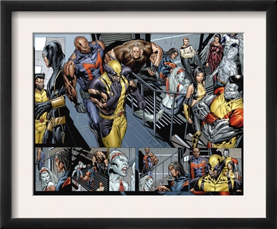 Uncanny X-Men #494 Group: Wolverine, Bishop, Colossus, X-23 And Hepzibah by Billy Tan Pricing Limited Edition Print image
