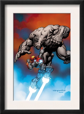 Ultimate Human #1 Cover: Iron Man And Hulk by Cary Nord Pricing Limited Edition Print image