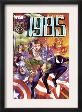 Marvel 1985 #6 Cover: Spider-Man, Captain America, Iron Man And Hulk by Tommy Lee Edwards Pricing Limited Edition Print image
