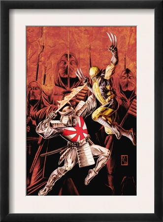 Wolverine Origins #43 Cover: Wolverine And Silver Samurai by Doug Braithwaite Pricing Limited Edition Print image