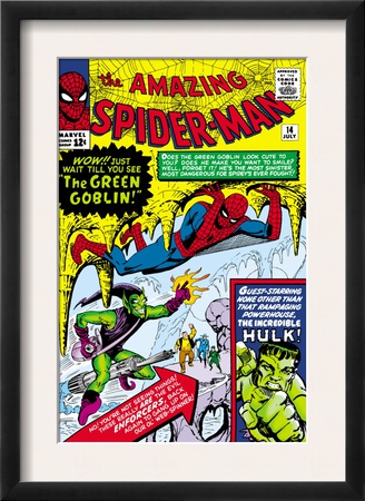 Amazing Spider-Man #14 Cover: Spider-Man, Green Goblin And Hulk by Steve Ditko Pricing Limited Edition Print image