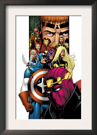 Avengers/Thunderbolts #1 Cover: Baron Zemo, Captain America, Moonstone, Hawkeye, Wasp And Avengers by Barry Kitson Pricing Limited Edition Print image