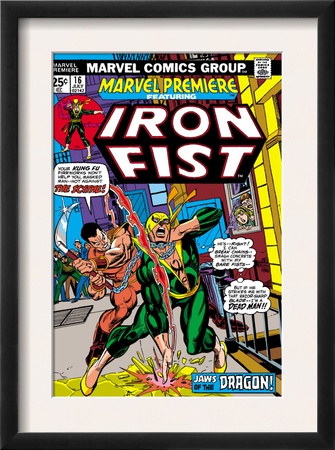 The Immortal Iron Fist: Marvel Premiere #16 Cover: Iron Fist And The Scythe by Gil Kane Pricing Limited Edition Print image