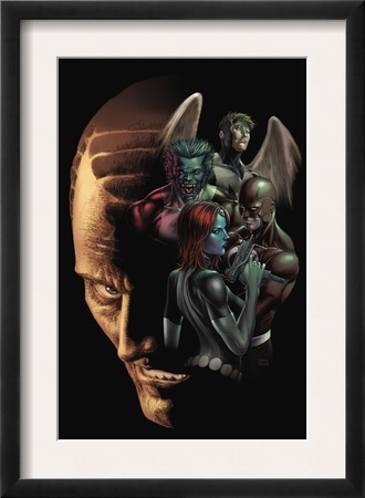 Dark X-Men #4 Cover: Mystique, Omega, Dark Beast And Mimic by Mike Choi Pricing Limited Edition Print image