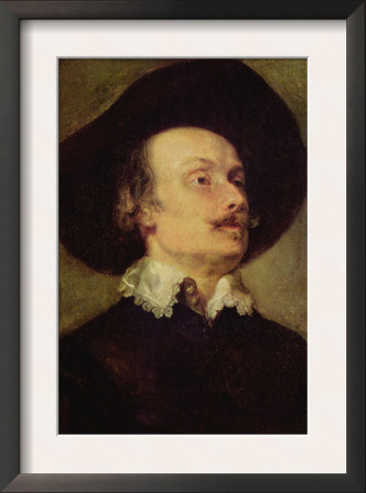 Self Portriat Of A Man by Sir Anthony Van Dyck Pricing Limited Edition Print image