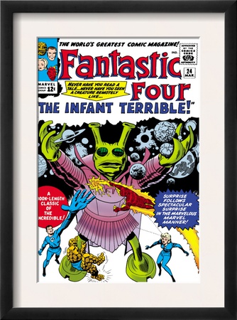 The Fantastic Four #24 Cover: Mr. Fantastic by Jack Kirby Pricing Limited Edition Print image