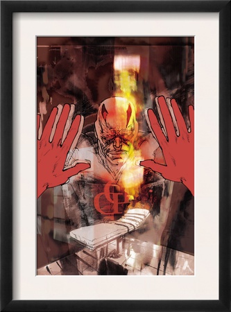 Daredevil: Redemption #6 Cover: Daredevil by Bill Sienkiewicz Pricing Limited Edition Print image