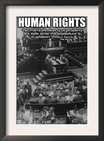 Human Rights by Wilbur Pierce Pricing Limited Edition Print image