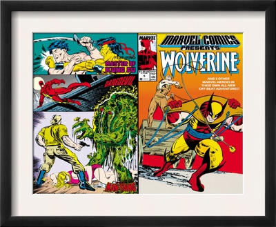 Marvel Comics Presents #5 Cover: Wolverine, Inquisitor, Marvel Comics And Thor Charging by John Buscema Pricing Limited Edition Print image