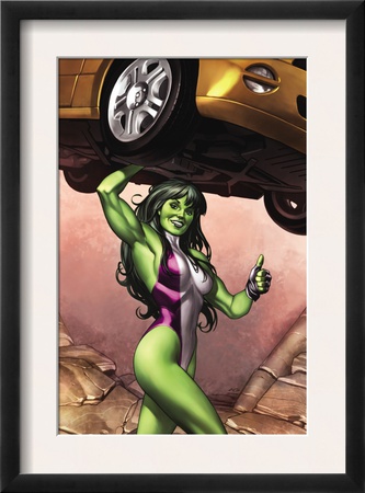 She-Hulk #2 Cover: She-Hulk by Adi Granov Pricing Limited Edition Print image