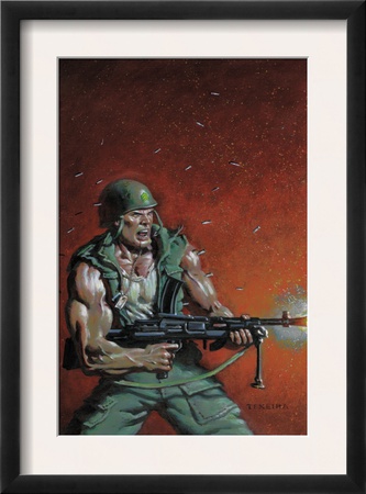 Fury Peachmaker #2 Cover: Nick Fury by Mark Texeira Pricing Limited Edition Print image