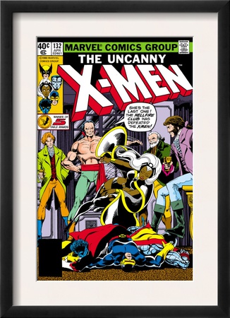 Uncanny X-Men #132 Cover: Shaw, Sebastian, Wyngarde, Jason, Storm And Hellfire Club by John Byrne Pricing Limited Edition Print image