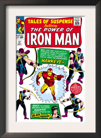 Tales Of Suspense #57 Cover: Iron Man, Hawkeye And Black Widow by Don Heck Pricing Limited Edition Print image