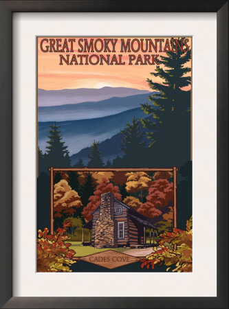 Great Smoky Mountains - Cades Cove, C.2009 by Lantern Press Pricing Limited Edition Print image