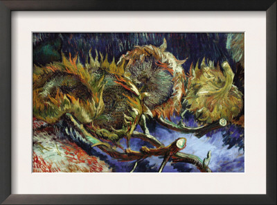 Four Sunflowers Gone To Seed by Vincent Van Gogh Pricing Limited Edition Print image