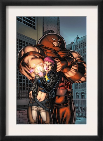New Excalibur #5 Cover: Juggernaut And Dazzler by Steven Cummings Pricing Limited Edition Print image