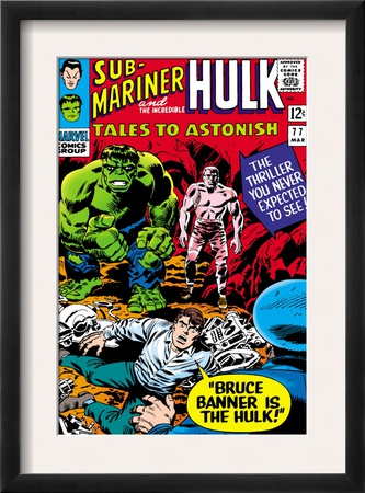 Tales To Astonish #77 Cover: Hulk, Banner And Bruce by John Romita Sr. Pricing Limited Edition Print image
